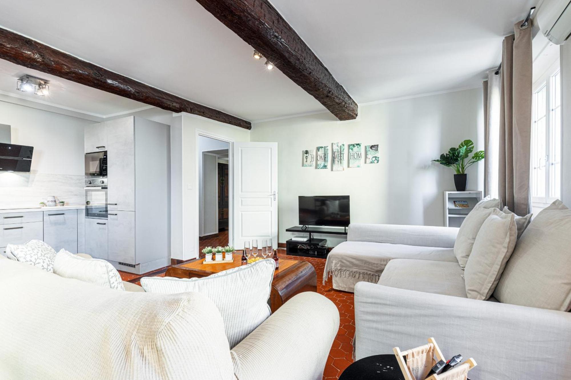 Large 3 Bdr Old Town - Ac Apartment Nice Bagian luar foto