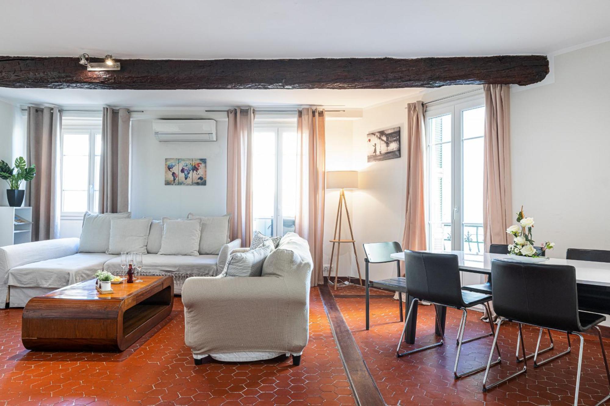 Large 3 Bdr Old Town - Ac Apartment Nice Bagian luar foto